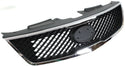 2010 Kia Forte Grille, Chrome Shell/ Black Insert.