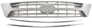 2006-2012 Kia Sedona Grille, Upper, Painted-Silver.
