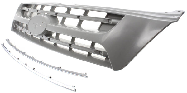 2006-2012 Kia Sedona Grille, Upper, Painted-Silver.