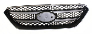 2007-2012 Kia Rondo Grille, Painted-Black.