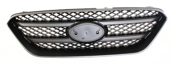 2007-2012 Kia Rondo Grille, Painted-Black.