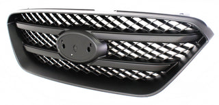2007-2012 Kia Rondo Grille, Painted-Black.
