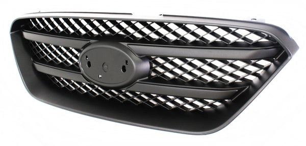 2007-2012 Kia Rondo Grille, Painted-Black.