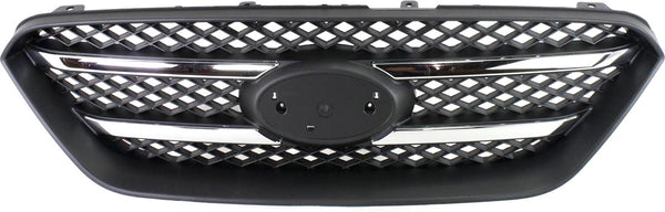 2007-2010 Kia Rondo Grille, Chrome Shell/Black Insert.