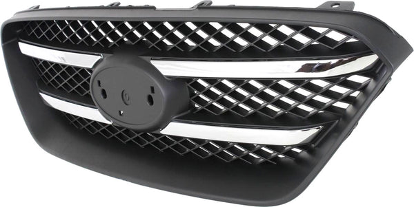 2007-2010 Kia Rondo Grille, Chrome Shell/Black Insert.