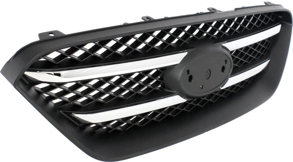 2007-2010 Kia Rondo Grille, Chrome Shell/Black Insert.