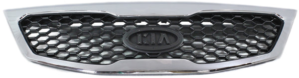 2011-2013 Kia Sorento Grille, Chrome Shell/Black.