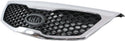 2011-2013 Kia Sorento Grille, Chrome Shell/Black.