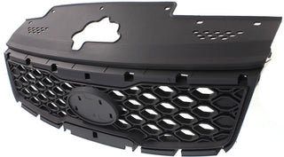 2010-2011 Kia Rio Grille, Painted-Black.