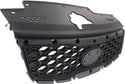 2010-2011 Kia Rio Grille, Painted-Black.