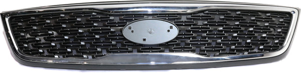 2014-2015 Kia Sorento Grille, Assy, Painted Silver.