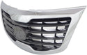 2011-2012 Kia Sportage Grille, Chrome Silver/gray.