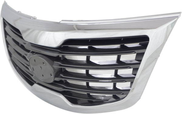 2011-2012 Kia Sportage Grille, Chrome Silver/gray.