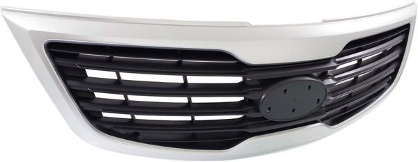 2011-2012 Kia Sportage Grille, Silver Molding.