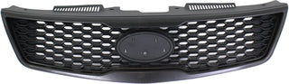 2010-2013 Kia Forte Grille, Type A, Coupe, Matte Black.