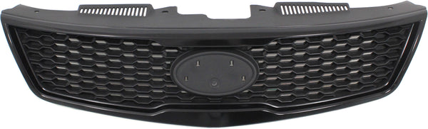 2010-2013 Kia Forte Grille,Silver Shell/ Black Insert.