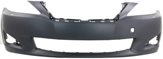 2009-2010 Lexus IS250 Front Bumper Cover, w/o Pre-Collision & PAS Hole, w/HLW.
