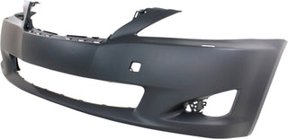 2009-2010 Lexus IS250 Front Bumper Cover, w/o Pre-Collision & PAS Hole, w/HLW.