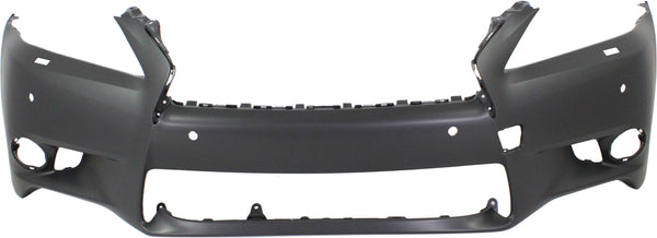2013 Lexus GS350 Front Bumper Cover, w/o F Sport Pkg, w/Parking Sensor & HLW Hole - CAPA.