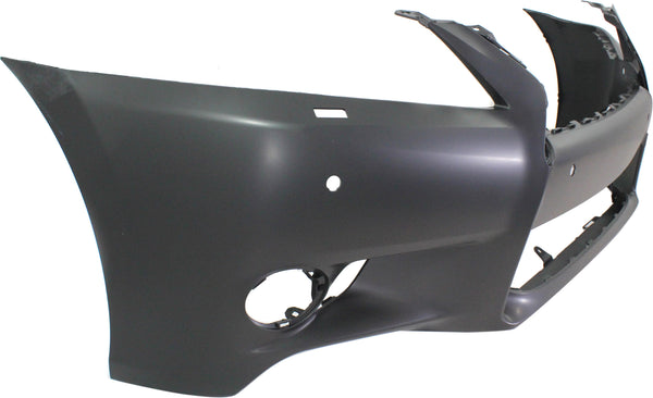 2013 Lexus GS350 Front Bumper Cover, w/o F Sport Pkg, w/Parking Sensor & HLW Hole - CAPA.