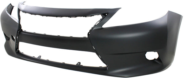 2013-2015 Lexus ES300h Front Bumper Cover, Primed, w/o Parking Sensors-CAPA.