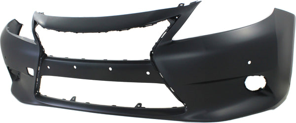 2013-2015 Lexus ES300H Front Bumper Cover, Primed, w/Parking Sensors-Capa.