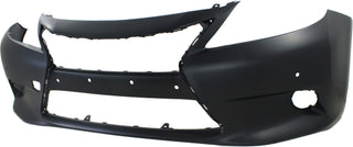 2013-2015 Lexus ES300H Front Bumper Cover, Primed, With Parking Sensors.