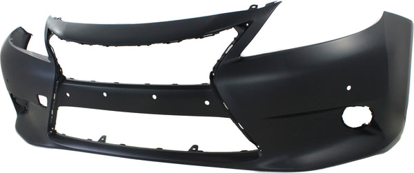 2013-2015 Lexus ES300H Front Bumper Cover, Primed, With Parking Sensors.