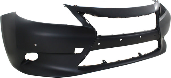 2013-2015 Lexus ES300H Front Bumper Cover, Primed, With Parking Sensors.