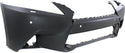 2013-2013 Lexus GS350 Front Bumper Cover, Primed, w/ F Sport Package, w/ Sensor, w/Washer.