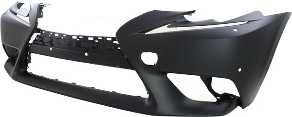 2016 Lexus IS300 Front Bumper Cover, Primed, w/PDS & HLW, w/o F Sport Pkg..