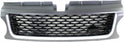 2011-2012 Land Rover Range Rover Sport Grille,Silver Gray Shell/Black.