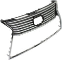 2013-2015 Lexus LS460 Grille, Chrome Shell/Black.
