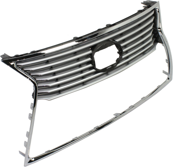 2013-2015 Lexus LS460 Grille, Chrome Shell/Black.