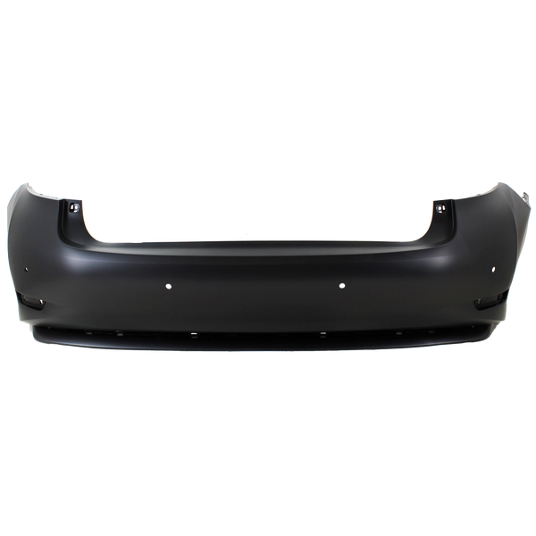 2013-2016 Lexus ES300H Rear Bumper Cover, Primed, w/Moulding, w/Parking Sensor-Capa.