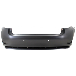 2013-2016 Lexus ES300H Rear Bumper Cover, Primed, w/ Moulding, w/ Parking Sensor.