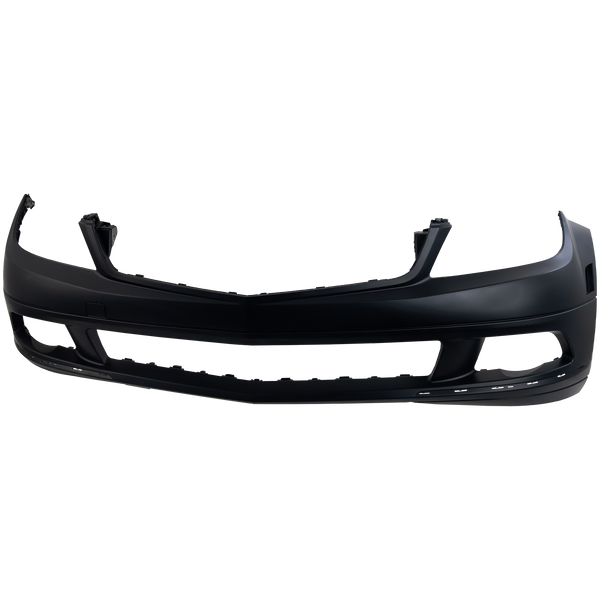 2008-2011 Mercedes-Benz C-Class Front Bumper Cover, Primed, w/o Headlamp Washer.