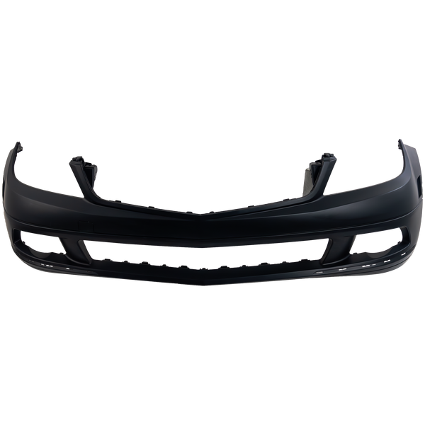 2008-2011 Mercedes-Benz C-Class Front Bumper Cover, Primed, w/o Headlamp Washer.