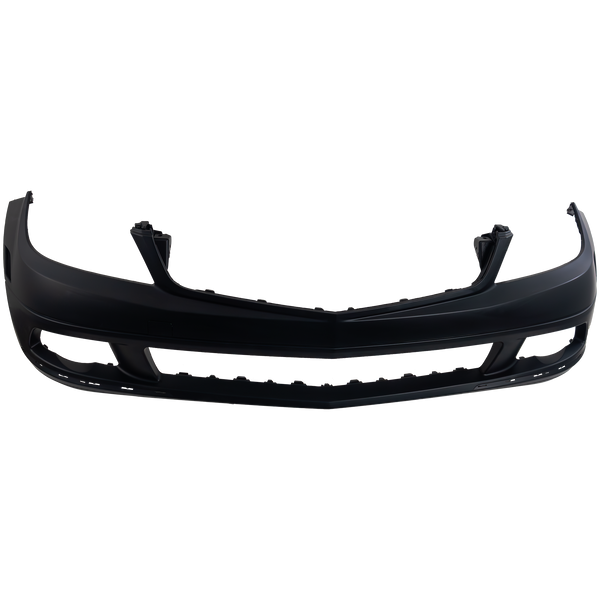 2008-2011 Mercedes-Benz C-Class Front Bumper Cover, Primed, w/o Headlamp Washer.
