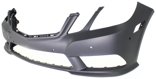 2010-2013 Mercedes-Benz E-Class Front Bumper Cover, Primed, w/o Hlamp Washer.