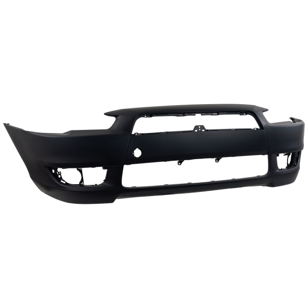 2008-2015 Mitsubishi Lancer Front Bumper Cover, Primed, w/o Air Dam Hole.