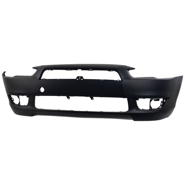 2008-2015 Mitsubishi Lancer Front Bumper Cover, Primed, w/o Air Dam Hole.