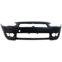 2008-2015 Mitsubishi Lancer Front Bumper Cover, Primed, w/o Air Dam Hole.