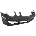 2007-2009 Mercedes-Benz E-Class Front Bumper Cover, Primed, w/o Headlamp Washer.