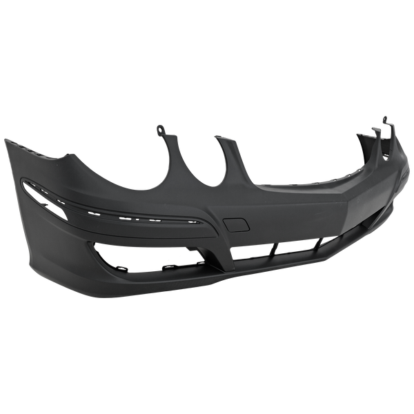 2007-2009 Mercedes-Benz E-Class Front Bumper Cover, Primed, w/o Headlamp Washer.