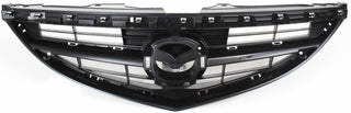 2009-2013 Mazda 6 Grille, Painted-Black.