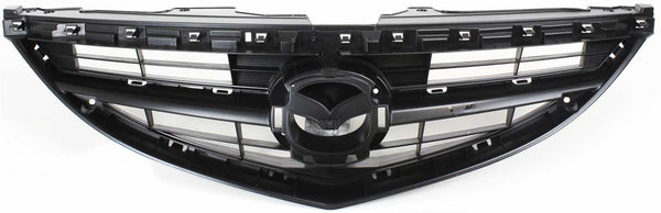 2009-2013 Mazda 6 Grille, Painted-Black.