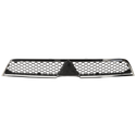 2008-2015 Mitsubishi Lancer Grille, Chrome Shell/ Black Insert.