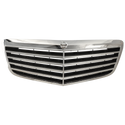 2007-2009 Mercedes E-class Grille, Chrome Shell/Black.