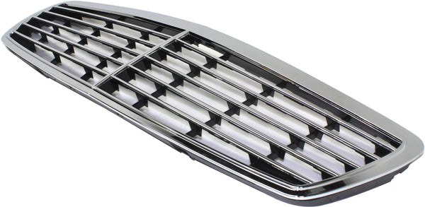 2000-2003 Mercedes E-class Grille, Chrome Shell/Black.